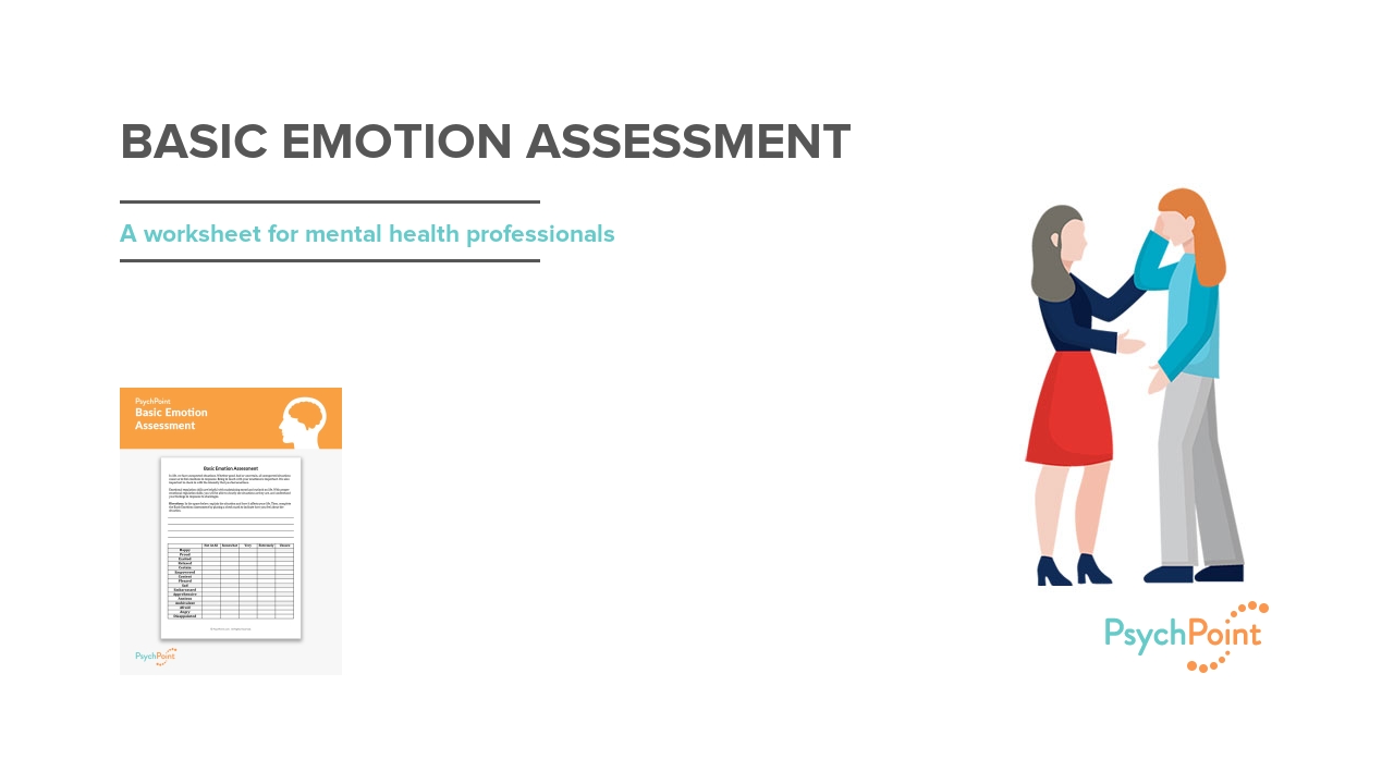 Basic Emotion Assessment Worksheet | PsychPoint