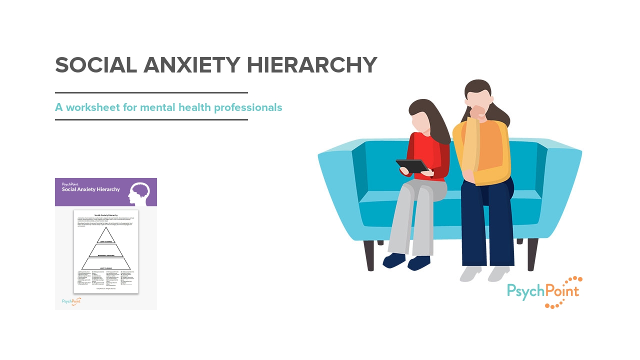 Social Anxiety Hierarchy Worksheet PsychPoint