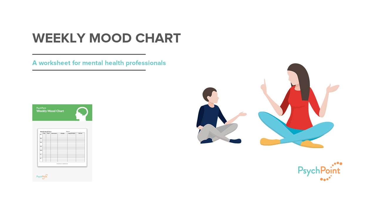 Weekly Mood Chart Worksheet | PsychPoint